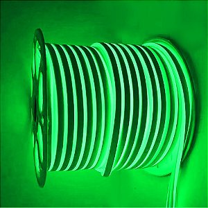 Mangueira LED Neon Flexível 12V VERDE 100M à Prova d'Água