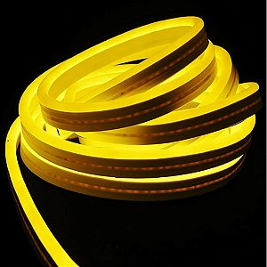 Mangueira LED Neon Flexível 12V AMBAR 100M à Prova d'Água