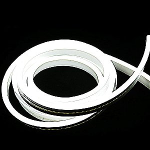 Mangueira Neon LED Branco Frio 110V Rolo com 50 Metros