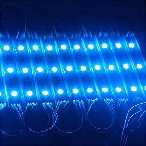 Módulo de LED 5050 com 3 LEDs Azul 12V