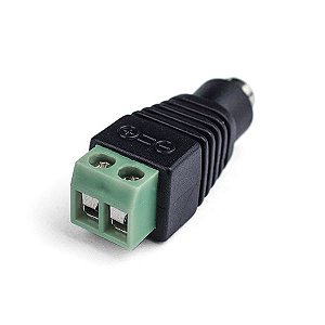 Adaptador P4 Borne Fêmea para Fita de LED e CFTV