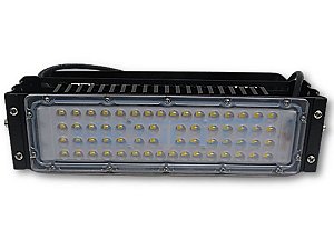 Refletor Modular LED COB 50W Linear Blindado à Prova D'Água Branco Frio