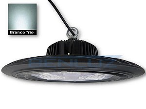 Luminária Industrial High Bay UFO LED 150W Branco Frio Bivolt IP65 - 6 Anos de Garantia