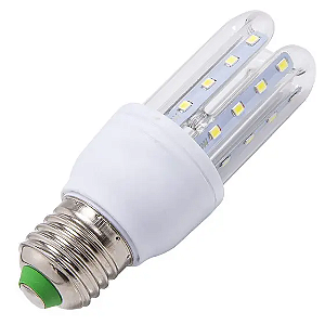 Lâmpada LED Milho 3U 9W Branco Frio 6500K