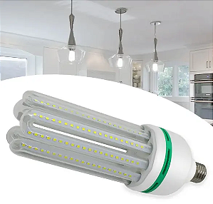 Lâmpada Milho LED 100W 6U Bivolt E27 Branco Frio 6000K