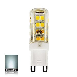 Lâmpada LED Halopin G9 4,5W Branco Quente 110V