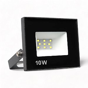 Refletor LED 10W SMD BRANCO FRIO A Prova D'água bivolt 2 anos de garantia
