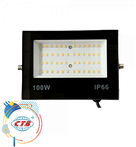 Refletor LED CTB 100W SMD BRANCO QUENTE  A Prova D'água bivolt 5 ANOS DE GARANTIA