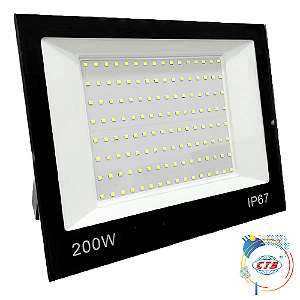 Refletor LED CTB 200W SMD BRANCO FRIO A Prova D'água bivolt 5 ANOS DE GARANTIA