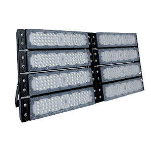 Refletor LED Modular 400W Blindado Branco Frio à Prova D'Água (2 anos de garantia )