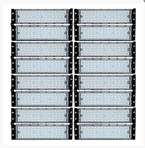 Refletor LED Modular 800W Blindado Branco Frio à Prova D'Água (2 anos de garantia)
