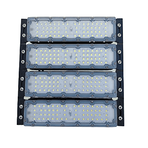 Refletor LED Modular 200W Blindado Branco Frio à Prova D'Água ( 1 ano de garantia )