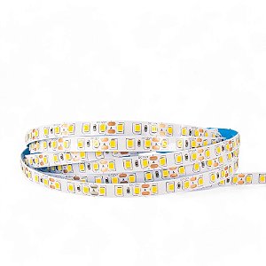 Fita LED 3528 5mm IP20 5m 12V Branco Quente 3000K 120 LEDs