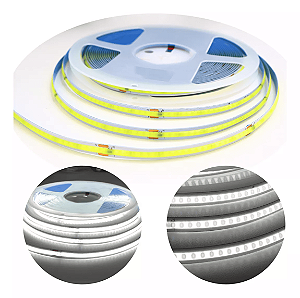 FITA LED COB 360 LEDS IP 44 BRANCO FRIO 6500K