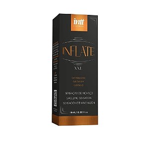 Inflate gel masculino com efeito quente 15g