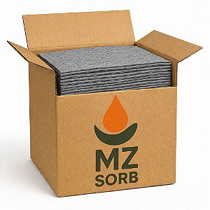 KIT 10 Manta Absorvente Liquido em Geral Cinza 40 cm X 50 cm x 2 mm