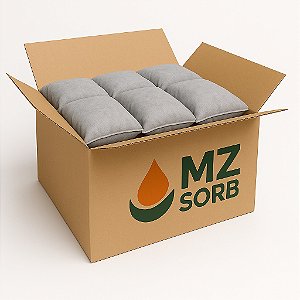 KIT 10 Travesseiros Absorvente De Liquidos em Geral Cinza 23x23x5cm