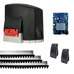 Kit Motor de Portão Eletrônico KDZ TSi FIT 1/3HP Garen Kit Automatizador Deslizante Rápido