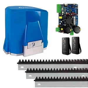 Kit Motor de Portão Eletrônico Grand KDZ 1500 TSi PRO Industrial Deslizante Rápido Garen