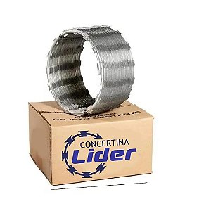 Concertina Lider Dupla Clipada 45 cm 28 clipes
