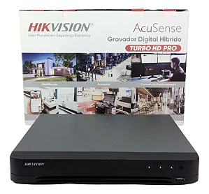 Dvr Gravador Hikvision Ids-7216hqhi-m1/xt Acusense 16 Canais