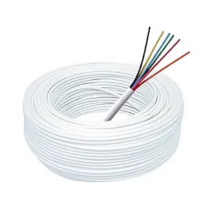 Cabo 6 Vias Multicores 3 Pares 0,50mm Telecam Rolo de 100m