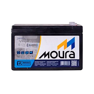 Bateria Selada Moura 12V Alarme 12V VRLA Alarme Cerca Elétrica
