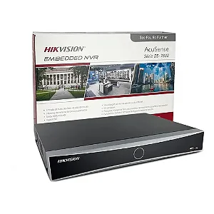 NVR Hikvision DS-7632NXI-K2 Gravador de Vídeo 32 Canais 4K AcuSense
