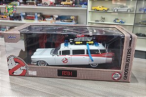 Miniatura Cadillac Ecto-1 - Caça-Fantasmas - Jada Toys - Escala 1/24