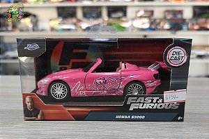 Miniatura Honda S2000 2001 - Suki - Velozes e Furiosos - Jada Toys - Escala 1/32