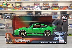 Miniatura Porsche 911 GT3 (997) - Velozes e Furiosos - Jada Toys - Escala 1/24