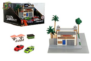 Mini Diorama Toretto’s Café - Velozes e Furiosos - Jada Toys
