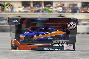 Miniatura Nissan Silvia S15 2001 - Velozes e Furiosos - Jada Toys - Escala 1/32