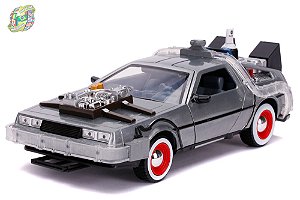 Miniatura De Volta para o Futuro 2 - com Luz - Jada Toys - Escala 1/24