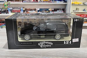 Miniatura Chevrolet Omega Suprema 1991 - Preto - Série California Classics - Sunny Side - Escala 1/24