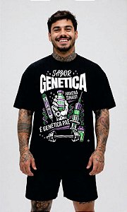 Camiseta Oversized "Sabor Genetica"