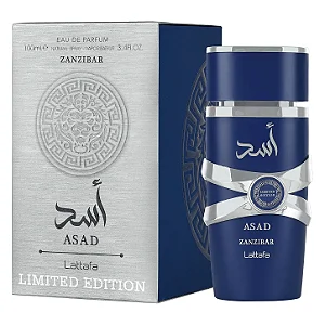Perfume Lattafa Asad Zanzibar Limited Edition Eau de Parfum Masculino 100ml