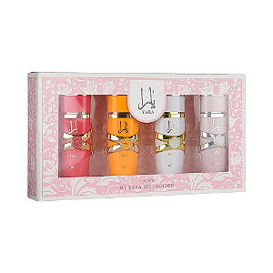 Kit Perfumes Lattafa My Yara Collection 25ml EDP – 4 Pecas