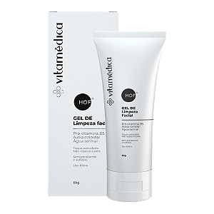 Gel De Limpeza Facial com Pró-Vitamina B5 e Aveia Coloidal – 50g