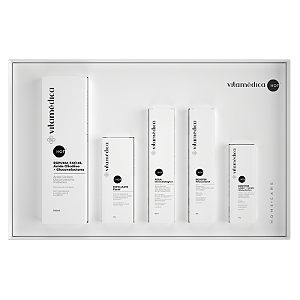 Kit Home Care Facial Anti-Aging – Espuma, Esfoliante, Água, Booster GABA e Boost