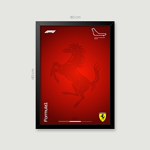 Quadro Ferrari 30x40cm