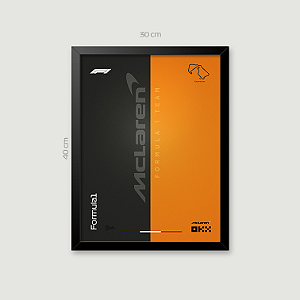 Quadro Mclaren 30x40cm