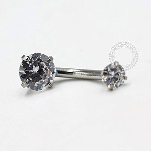 BB24 Navel Zirconia Aço 316L