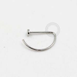 NR04 D Ring Fino Aba Nasal Aço  316L