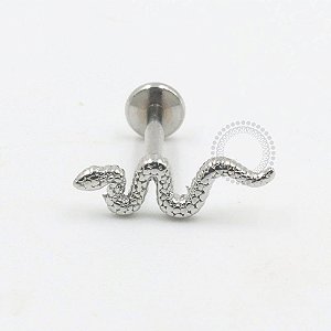 PB78 Labret Cobra Aço 316L