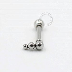 PB93 Microbell Três Esferas Aço 316L