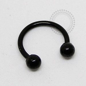 PVD04 Ferradura Aço PVD Black