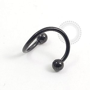 PVD06 Twister Aço PVD Black