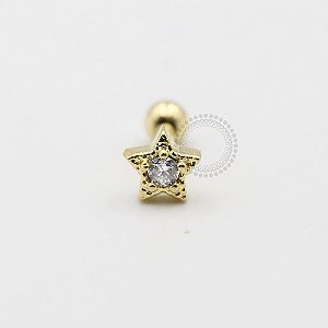 MB61 Microbell Estrela CZ Central Banho Ouro