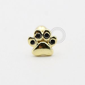 MB62 Microbell Patinha Black Banho Ouro